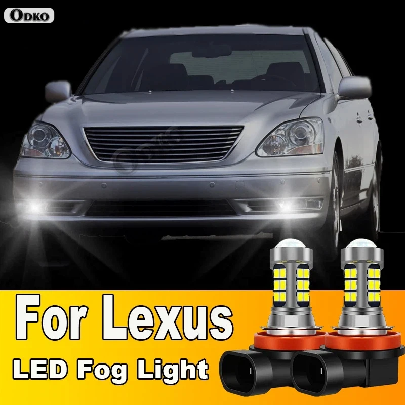 

Fog Light 2pcs LED Blub 9006 HB4 Lamp Canbus No Error For Lexus GS300 GS430 GS350 GS450H GS460 LS430 LS460 2007-2012 LS600H