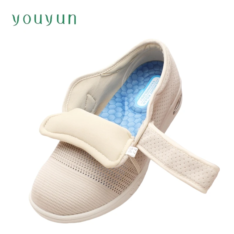 Spring summer Upper breathable mesh Dad or Mom walking shoes Non slip wear-resistant soles middle-aged and elderly casual shoes