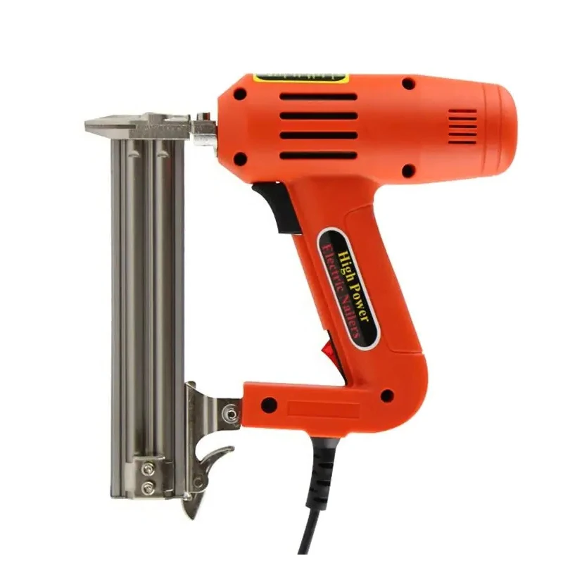 Electric Nail Gun Nail Gun, Nailing Stapler, Shooter, Woodworking, Pneumatic Accessory, Straight Nail, 220V, 1800W