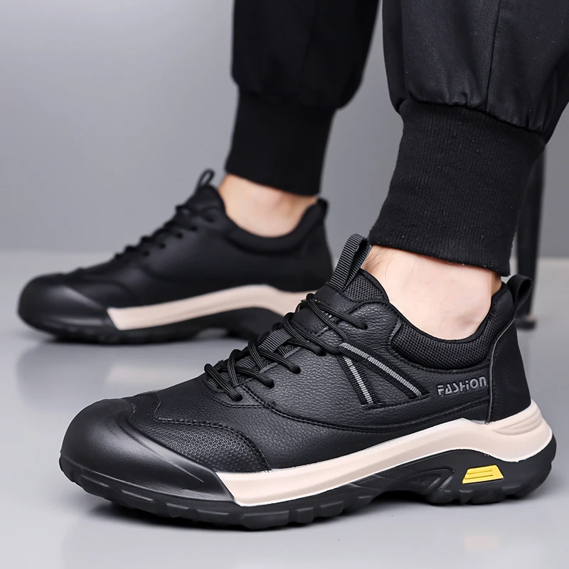 ​ حذاء بدون كعب للرجال الأكثر مبيعًا لعام 2025 - حذاء رياضي أبيض كلاسيكي، مسامي وممتص للصدمات، متين وغير قابل للانزلاق، مريح خفيف الوزن