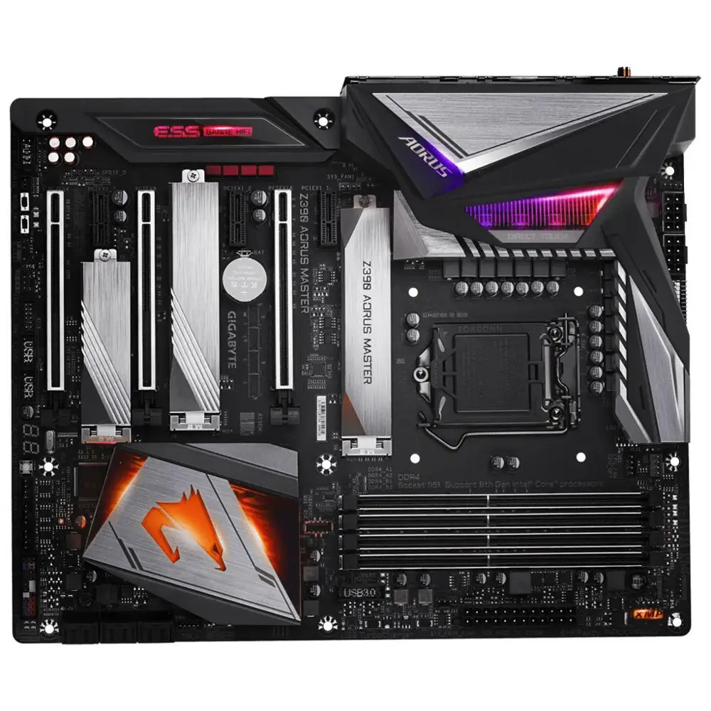 Z390 AORUS MASTER with 12 Phases IR Digital VRM  Z390 Chipset LGA 1151 Socket Gaming Motherboard