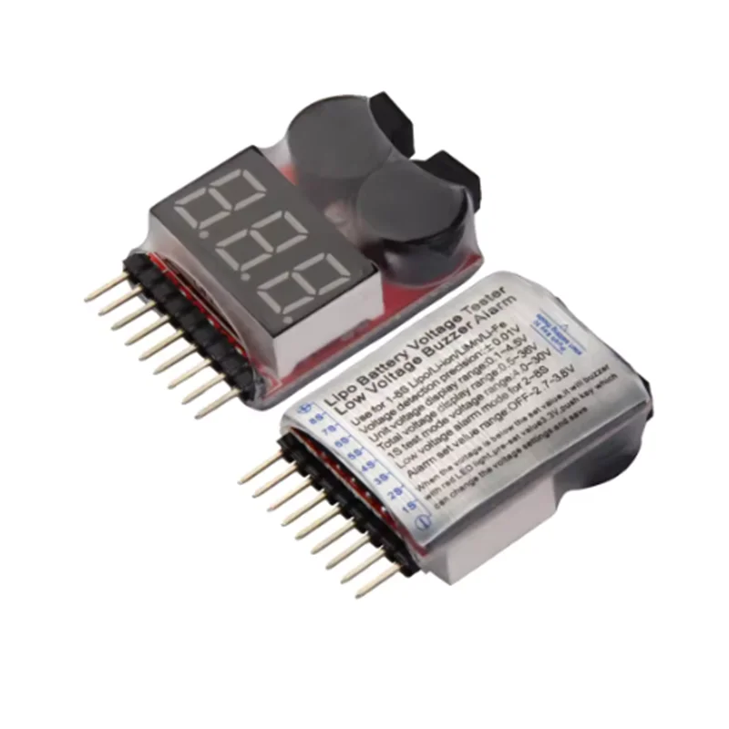 1/5 шт. 1-8S Lipo/Li-ion/Fe RC вертолет самолет лодка и т. д. напряжение батареи 2 в 1 тестер низковольтный зуммер сигнализация