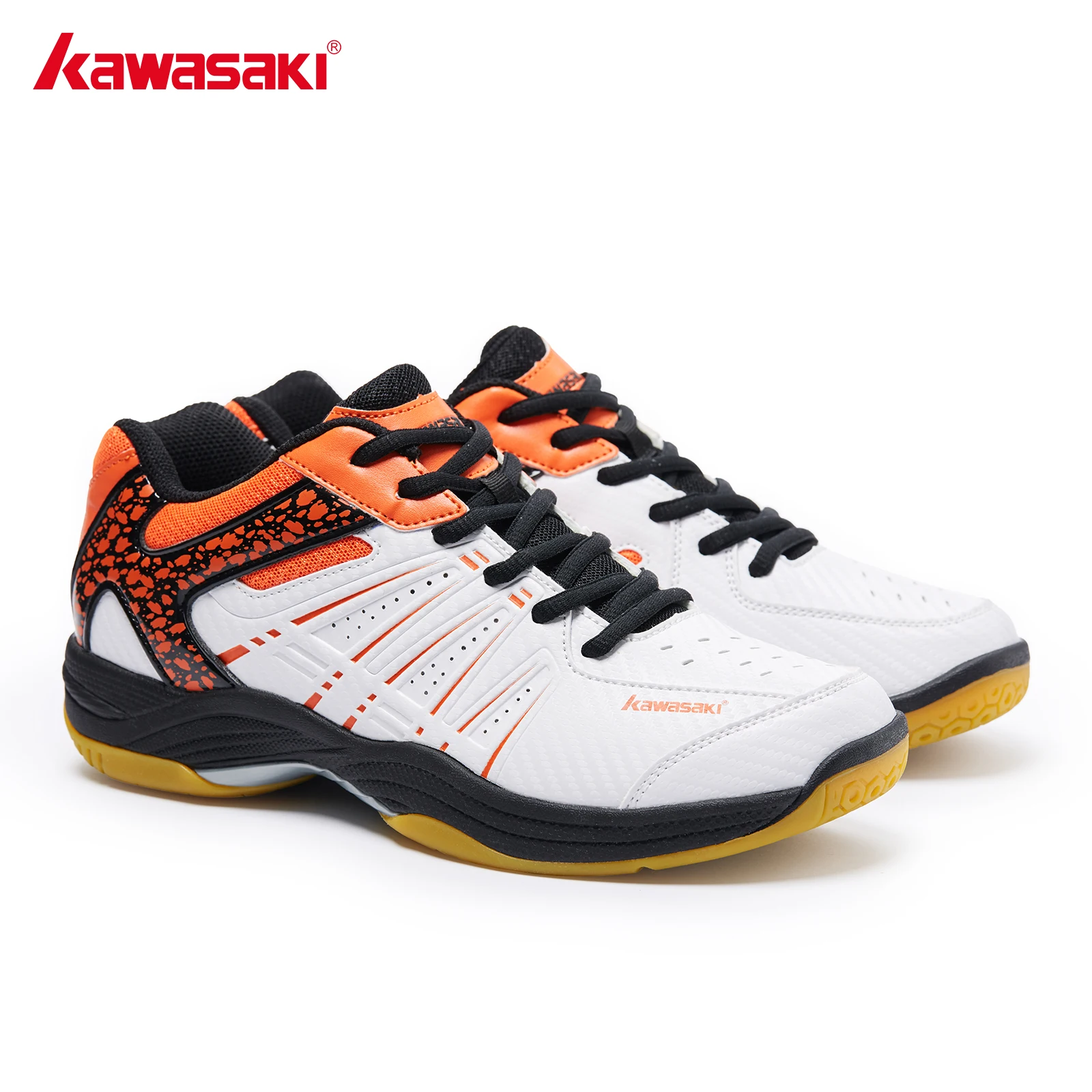 Kawasaki profesjonalne buty do badmintona oddychające antypoślizgowe buty sportowe dla mężczyzn damskie trampki K-063