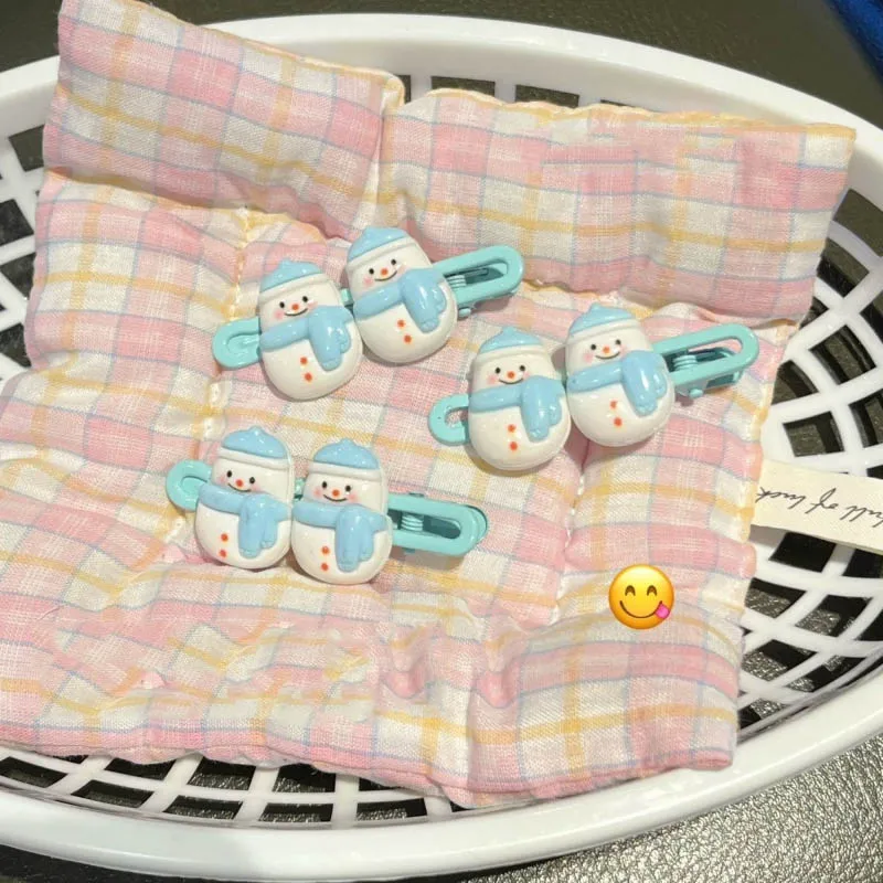 게임 러브 앤 딥스페이스 제인 코스프레 헤드웨어 귀여운 합금 레진 눈사람 헤어클립 헤어핀 장신구 헤어 액세서리 장식품