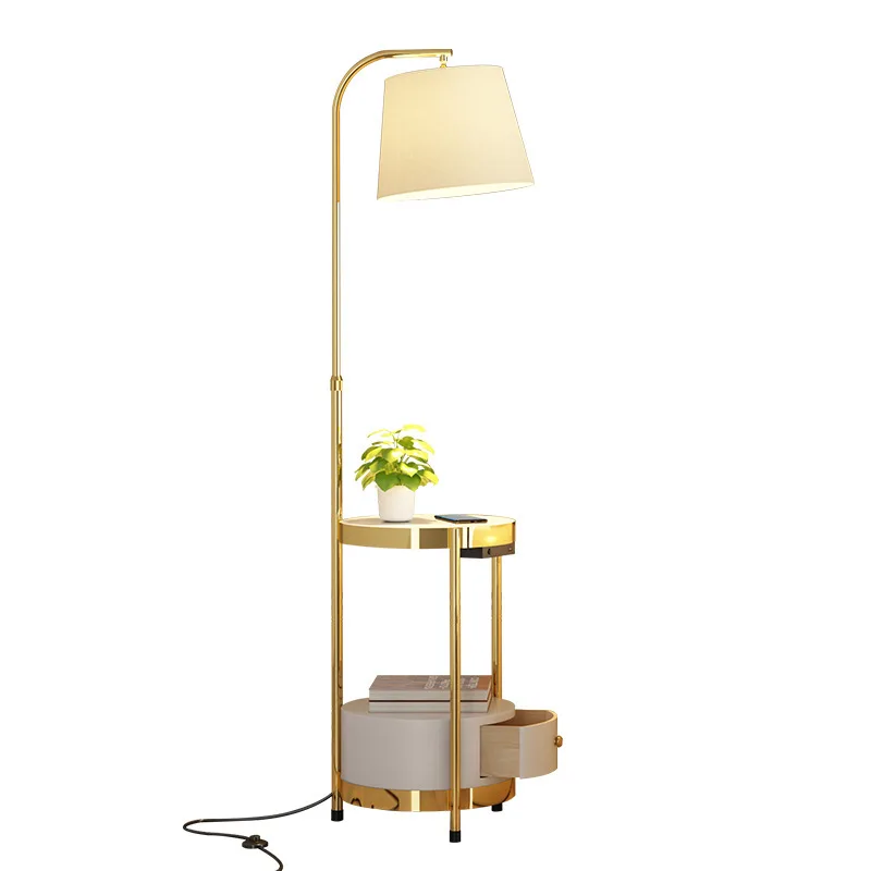 

Bedroom b several ornaments floor lamp, living room, light luxury and high-end sense, American storage desk lamp