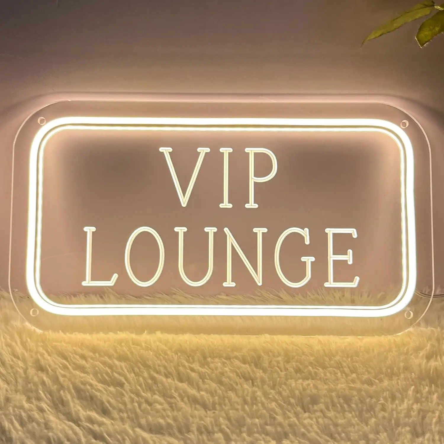 Vip Lounge Neon Sign USB Dimmable LED Lights For Business Vip Area Hotel Bar Club Station Lounge Shop Wall Hanging Decor Gifts
