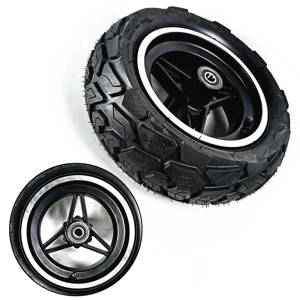 

11 Inch Electric Scooter Tires 100/50-6.5 Vacuum Off-road Tire Assembly Aluminum Hub Replacement Scooter Off-Road Tire