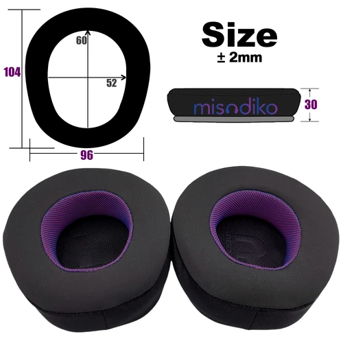 Imagen 2 del producto Misodiko Reemplazo de almohadillas mejoradas para auriculares para juegos JBL Quantum 910 / 810 / 610 / 600 / 800