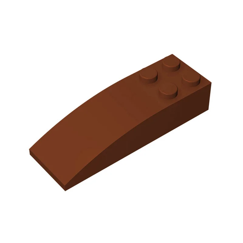 MOC 10 SZTUK Cegiełek Części 44126 Zakrzywiona 6x2 Płaskościanka Klocki Zestaw Kompatybilny z Klockami Edukacyjna Zabawka DIY Urodzinowy Prezent dla Dziecka