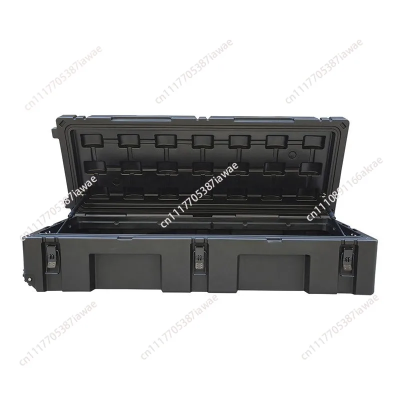 83/92/128L Three-proof Equipment Box Explosion-proof Drop-proof Waterproof Outdoor Off-road Hard Case Tool Storage Suitcase