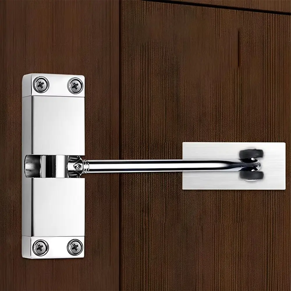 

Aluminum Alloy Automatic Door Closer Wear Resist Self-Closing Door Closing Hinge Mounted Safety Spring Door Closer Furniture