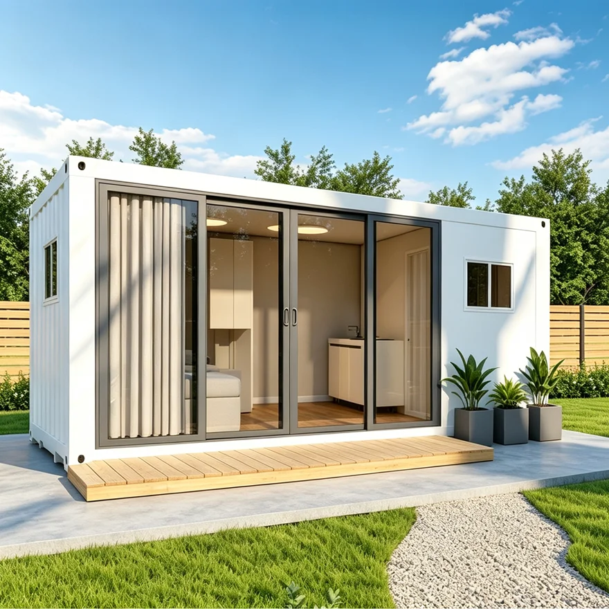 Outdoor Furniture Metal - Outdoor Leisure Container High Quality Glass