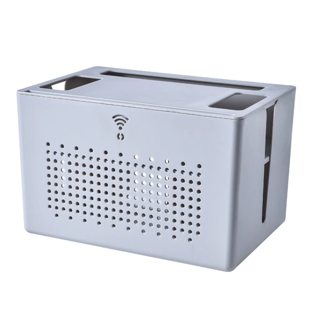 31*21*20cm Cable Organizer Versatile Electronic Device Holder Home Office Storage Workspace Clutter Reduction Easy Access Design