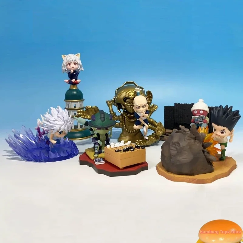 Re-Ment Hunter×Hunter Desktop Collection3 Gon Killua König der Ameisen Szene Dekoration 6 Stück Actionfigur Geschenk