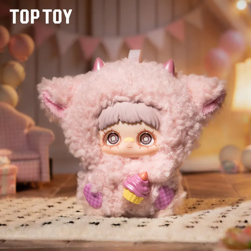 

TOPTOY Plush Blind Box MayMei Surprise Party Series Cute Pendant Doll Desktop Ornament Collectible Gift For Adult Collectors