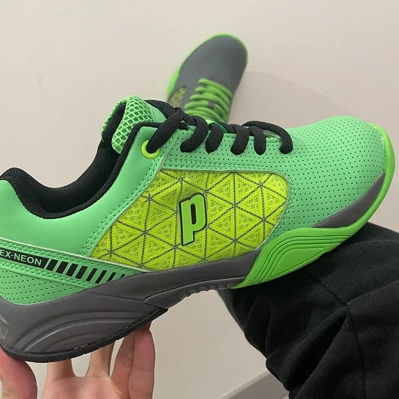 Chaussures de tennis en cuir coordonnantes pour hommes, chaussures de badminton résistantes, chaussures de tennis de table pour garçons, chaussures de sport design, offre spéciale