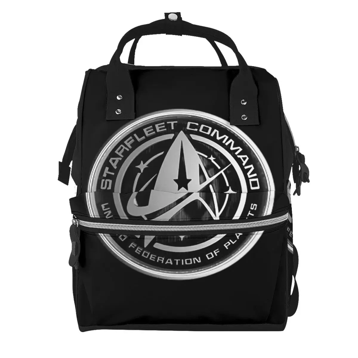 Star Treks Science Fiction TV Series Student Backpack School Bag Hiking Travel Daypack for Men Women Bookbag Shoulder Bags