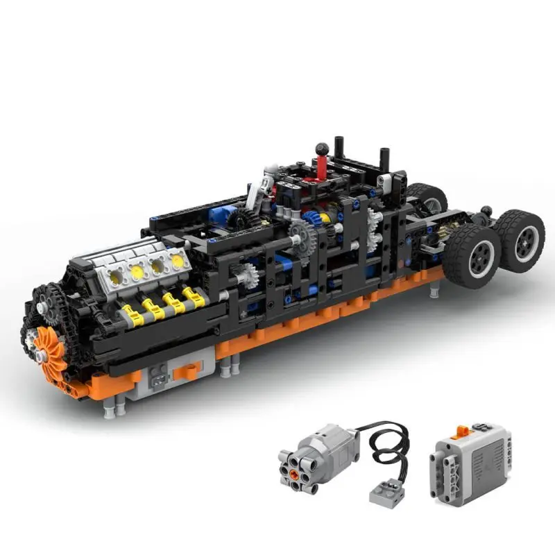 

Custom MOC-179871 T-310 Eight-cylinder Engine Gearbox Blocks Set 1122 Parts