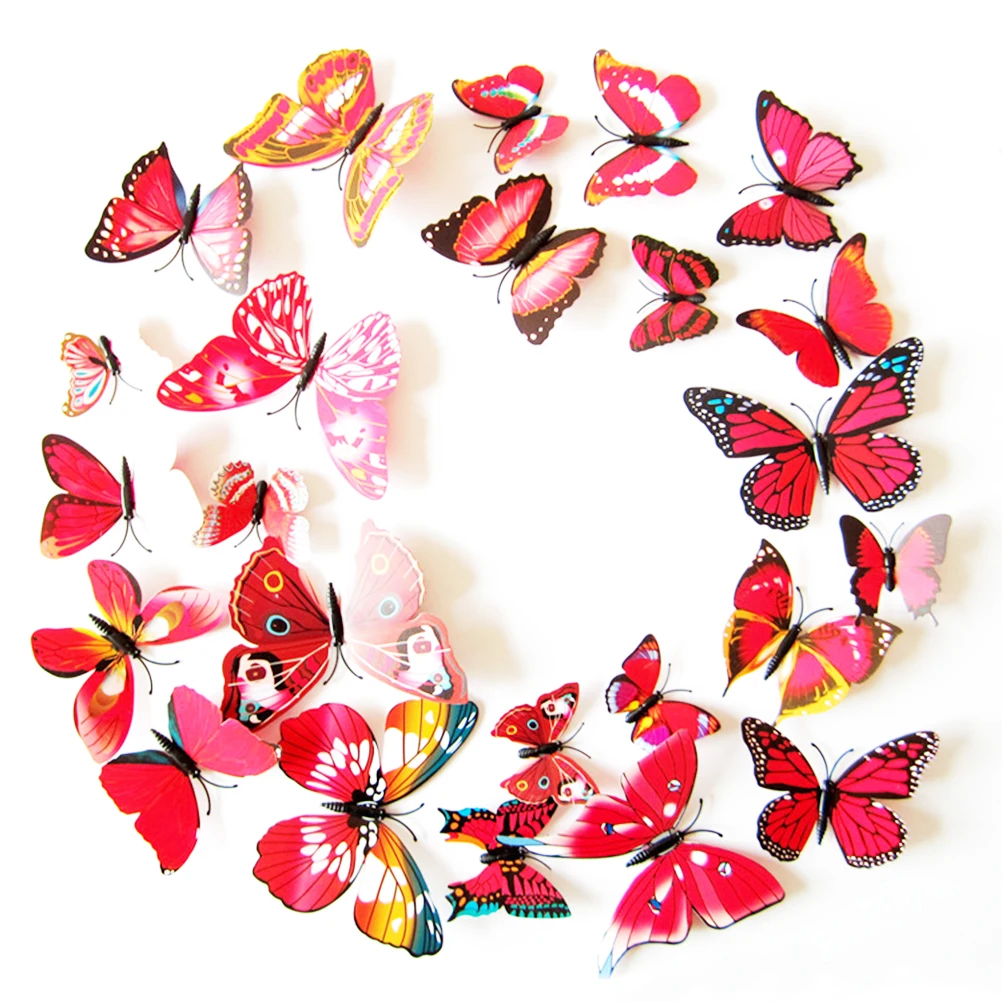 

3D Butterfly Magnets Butterfly Decor Sticker Wall Decor