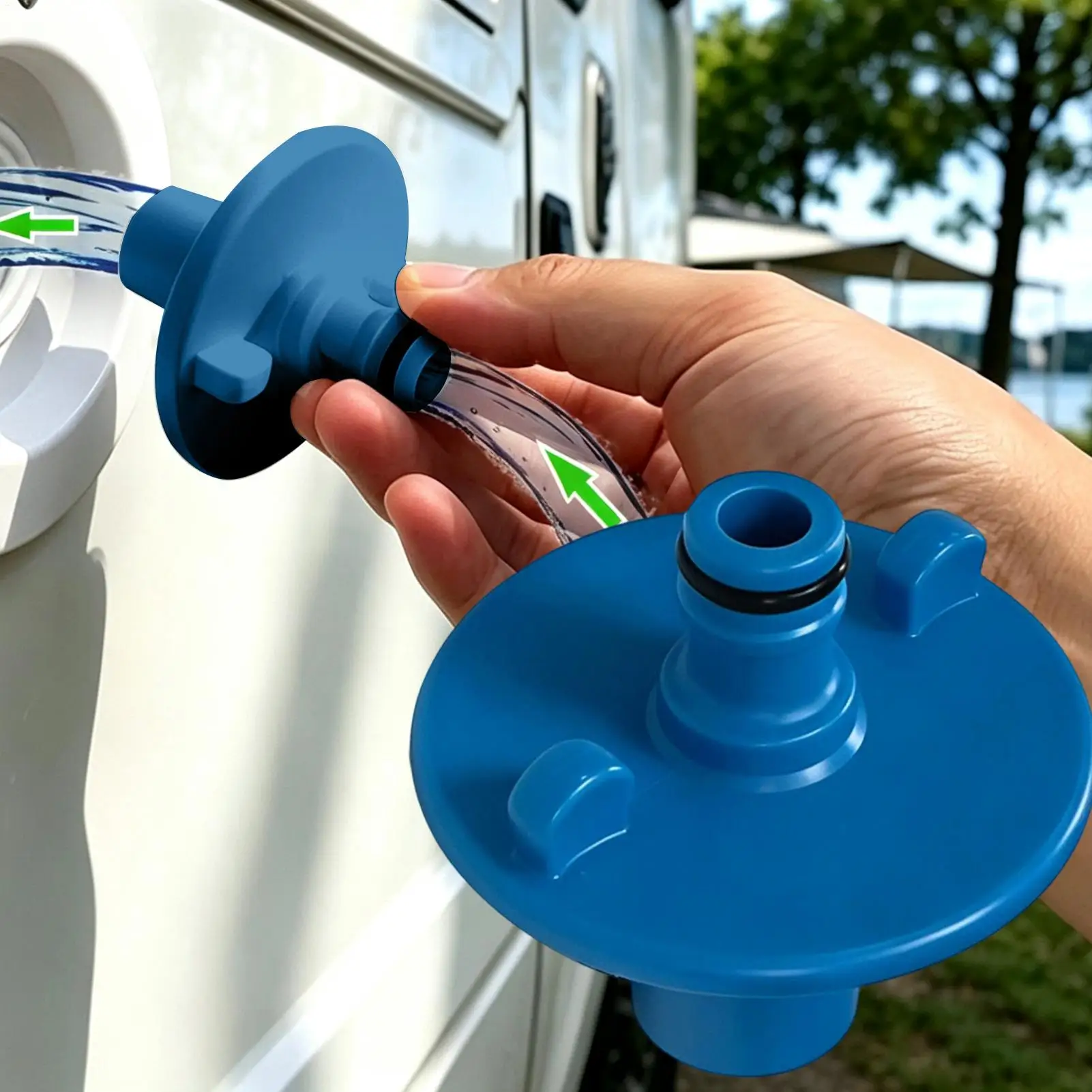 RV Water Fill Inlet Leak-Proof Tank Plumbing Modification Fittings RV Water Inlet Connector For Camping City Hookup Outdoor
