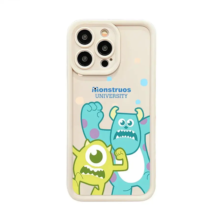 Angel Eye Ladder Case For Apple iPhone 11 15 Pro Max 14 Plus 13 12 16 Shockproof Protective Funda Phone Cover M-Monsters Inc