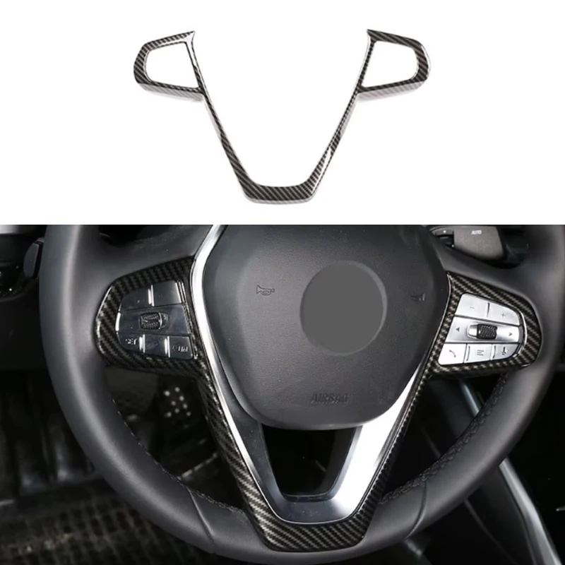 Auto-Lenkradabdeckungen und Aufkleber für BMW 3er, 5er, 7er Serie G20 G30 X3 X5 X7 G01 G05 G07 GT6 G32 G11 2020-2025 Zubehör – Detail 2