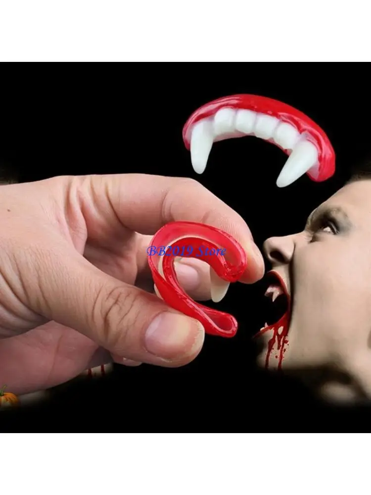 

Q0KB Интересные детские товары для зубов вампира, детские товары для трюков, детский праздничный Рождественский подарок для на