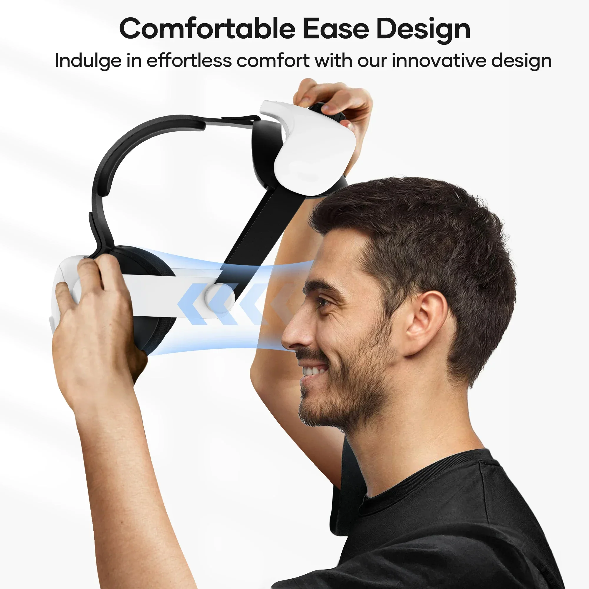 حزام رأس قابل للتعديل من APEXINNO لسماعة الرأس 3 VR ، عصابة رأس نخبة خفيفة الوزن ، ملحقات أغطية الرأس