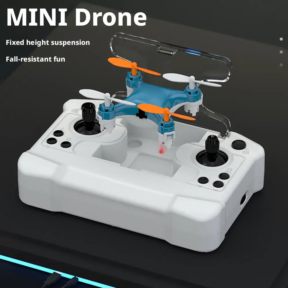 Mini Drone Speelgoed Afstandsbediening 360 Graden Roll One-Touch Opstijgen Landing Kinderspeelgoed Micro Vliegtuigen Vaste Hoogte Quadcopter