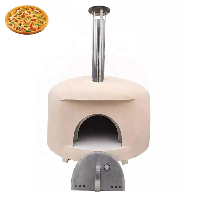 hj-Commercial Pizza Oven China High Quality 500 Degrees Stone Large Professional Wood Fired Pizza Oven@
