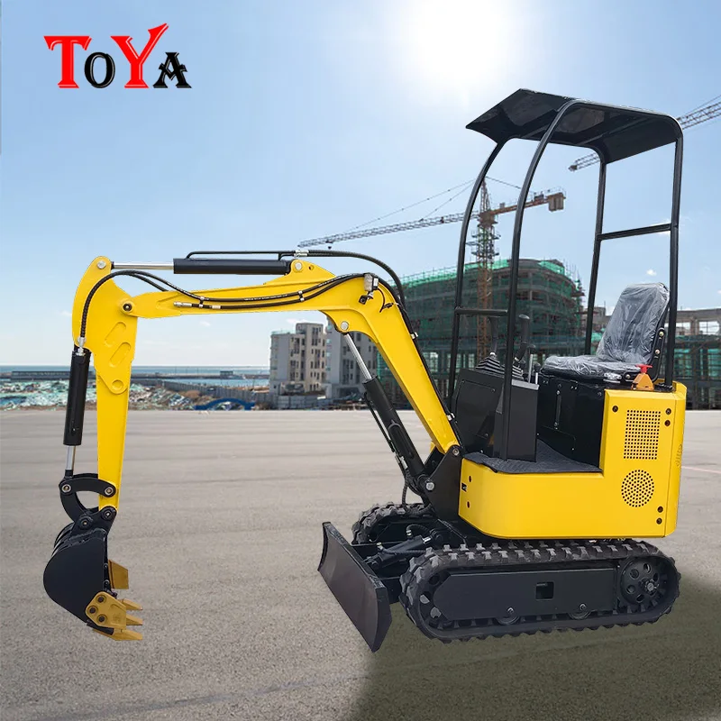 Cheap price affordable home garden mini crawler excavator garden tool farming equipment mini tractor 4X4 diesel tiller customize