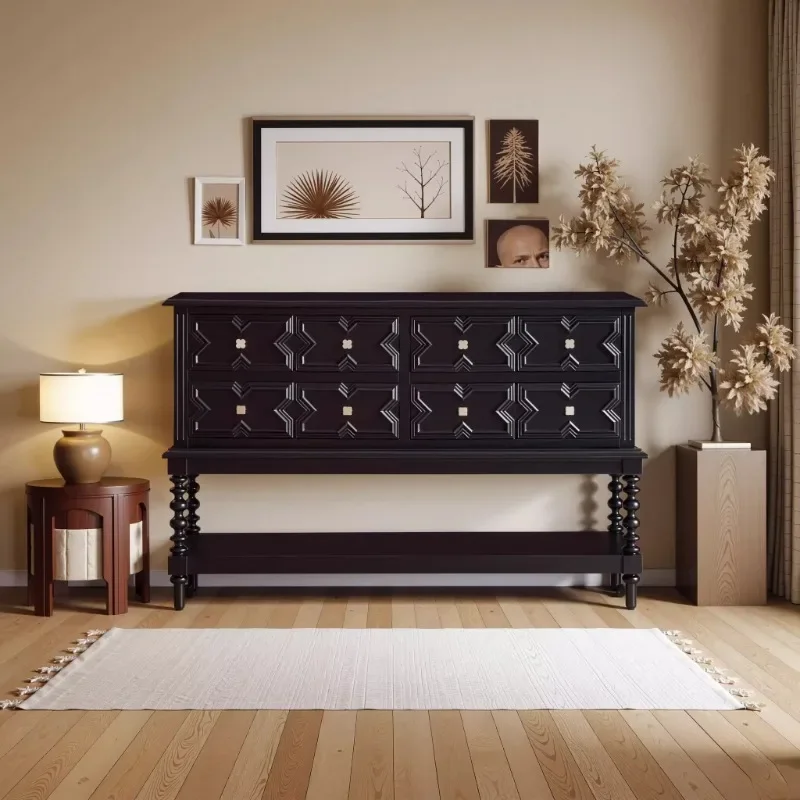 Классические шкафы для гостиной в скандинавском стиле, черные деревянные ящики в деревенском стиле, шкафы для гостиной, современная мебель для хранения