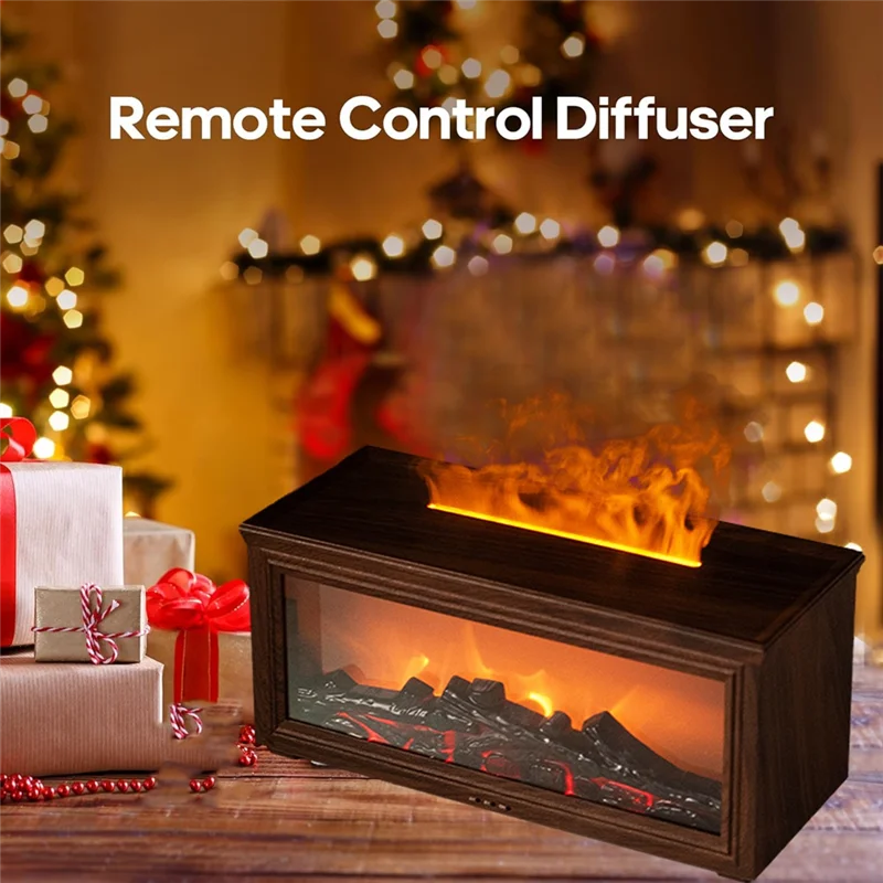 A56T-диффузор для ароматерапии, имитация камина с динамическим эффектом пламени, красочный диффузор для ароматерапии для дома и офиса B