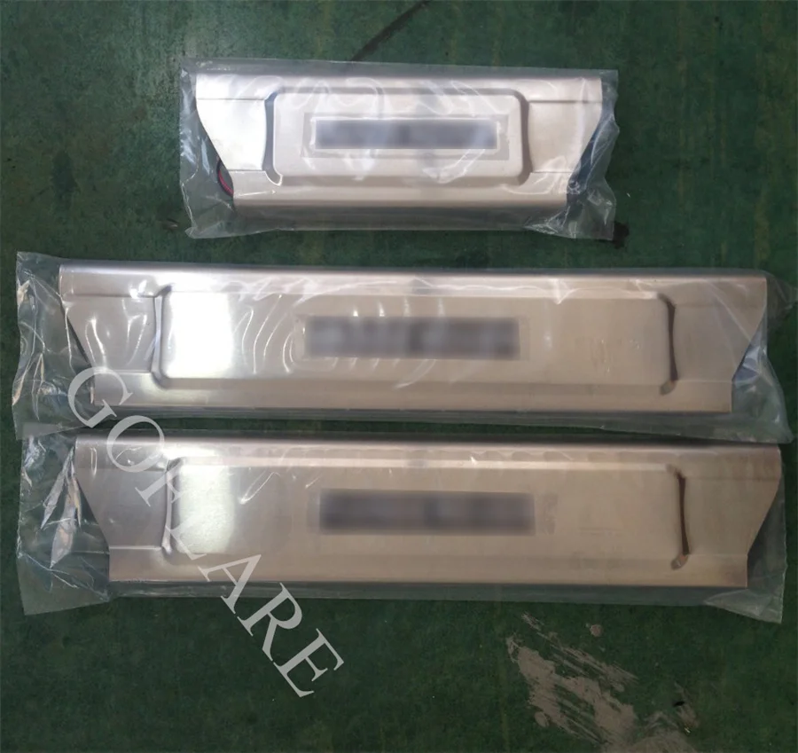 For Range Rover Vogue L405 Sport L494 2014-2022 Led Door Sill Scuff Plate Sill Welcome Pedal Entry Guard Cover threshold stying