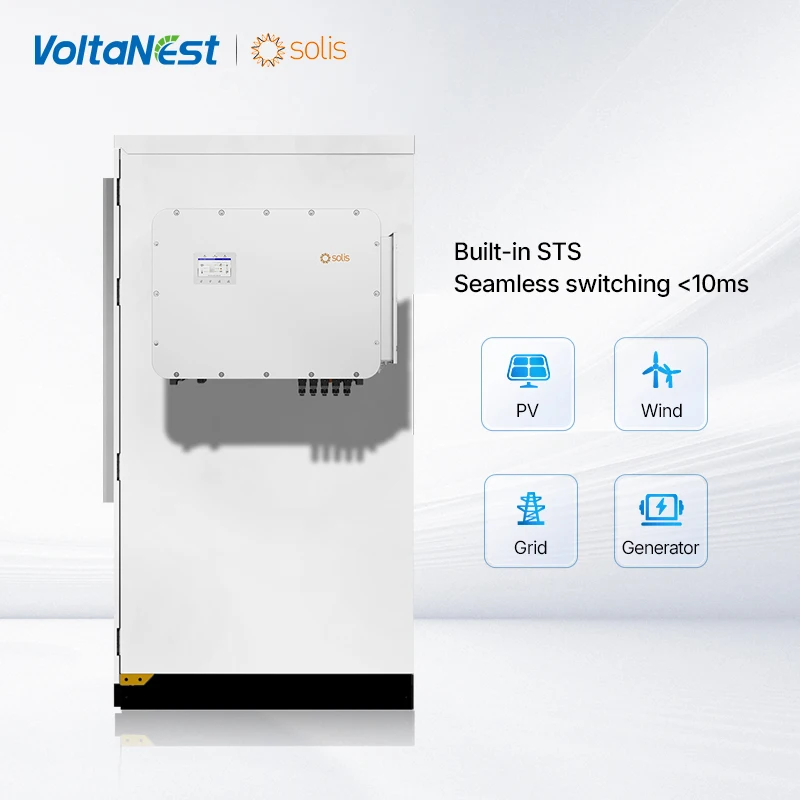 VoltaNest 8000 Cycles 80kW 180kWH Solar Storage Integration Industrial and Commercial Energy Storage 177kWh All-in-One Unit