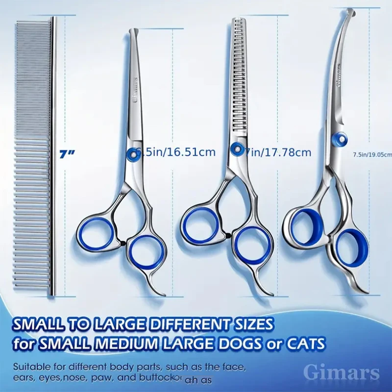 Pet scissors grooming scissors Teddy golden retriever dog cat haircut scissors thinning and shortening grooming tool set