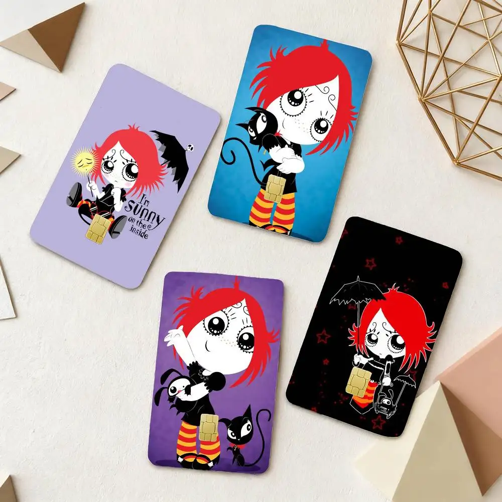 

R-Ruby Gloom Laser Holographic Sticker Skin Cover for Credit Bank Debit Card