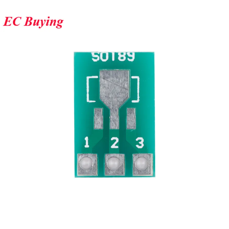 2Pc-100Pcs SOT89 SOT223 To DIP IC Adapter PCB Board SOT-89 SOT-223 Converter Transfer Plate 1.5mm 2.3mm to 2.54mm Pitch Pinboard