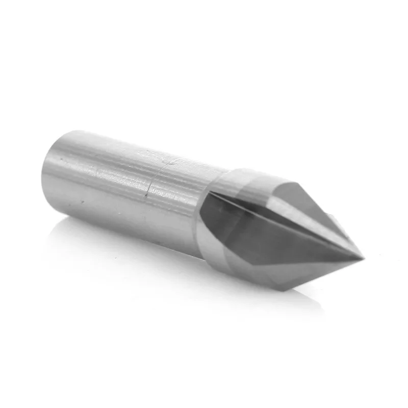 Solid Alloy Three-edge V-knife Carving Knife 1/2 Handle Solid Carbide Woodworking Milling Cutter