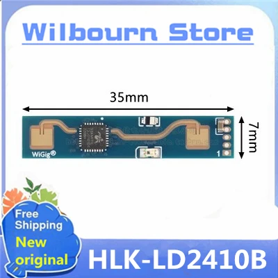 

Own inventory 5pcs/lot HLK-LD2410B-P LD2410B-P Radar module sensor detection sensor with Bluetooth