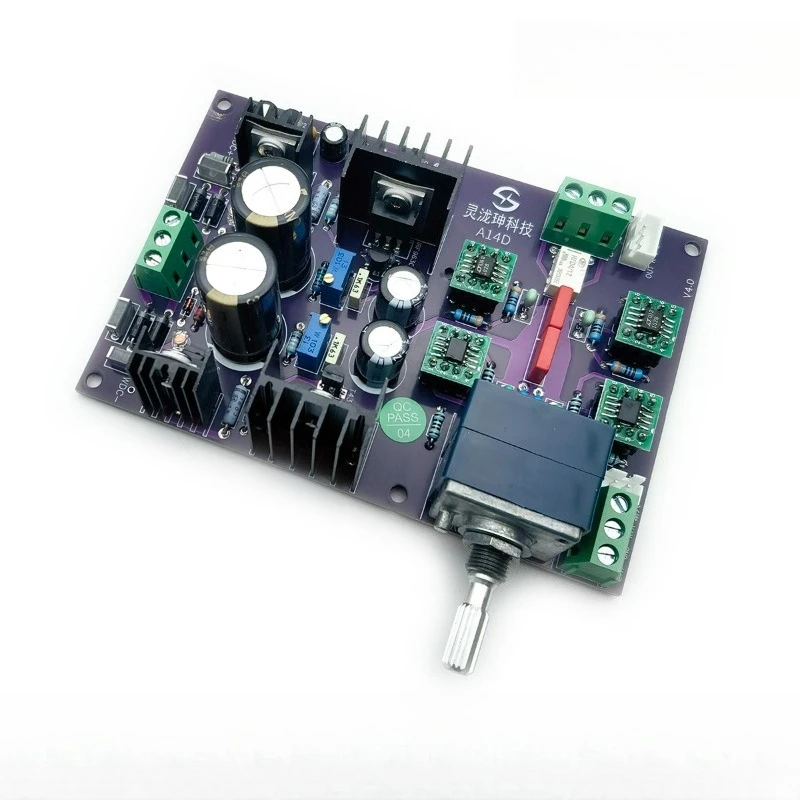 Darlington Class A prestage board HIFI fever audio amplifier direct coupling operational amplifierprestage power amplifier board