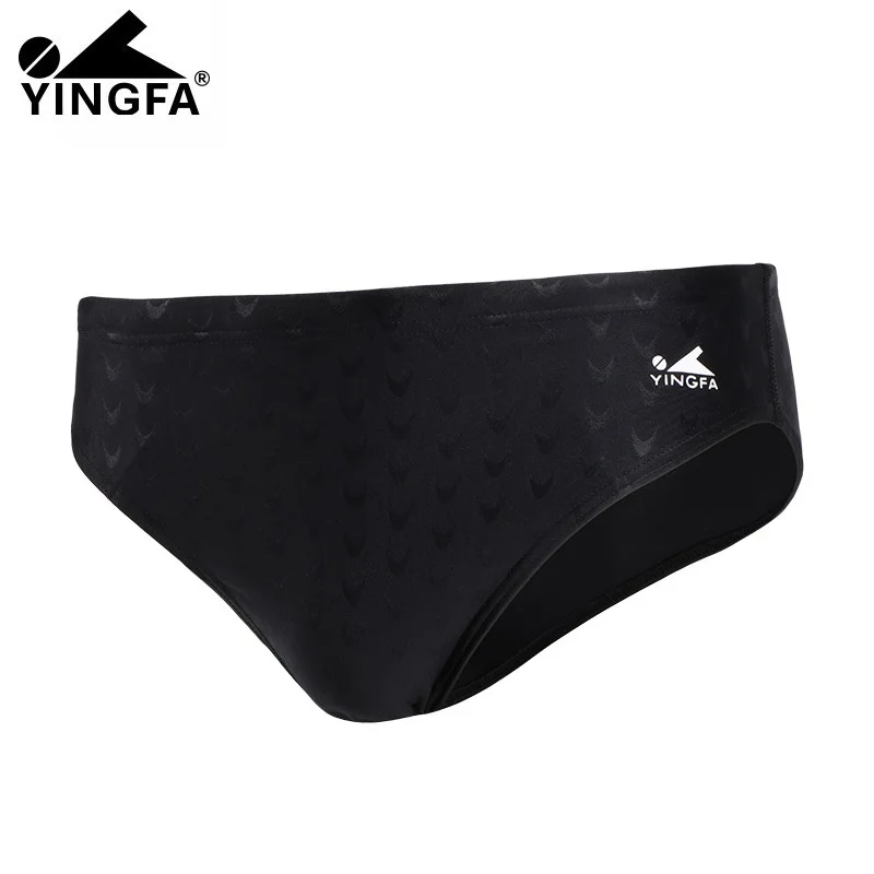 YINGFA Swimwear uomo ragazzi Swim slip costume da bagno competitivo costume da bagno Sunga Racing costumi da bagno Solid Sharkskin Swim Shorts