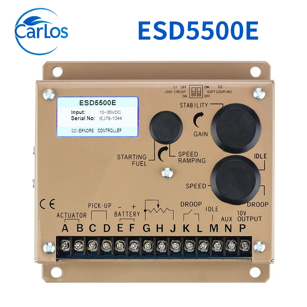 

ESD5500E Generator Speed Controller module 5500E electric speed Governor 12v 24v DC motor control diesel engine part