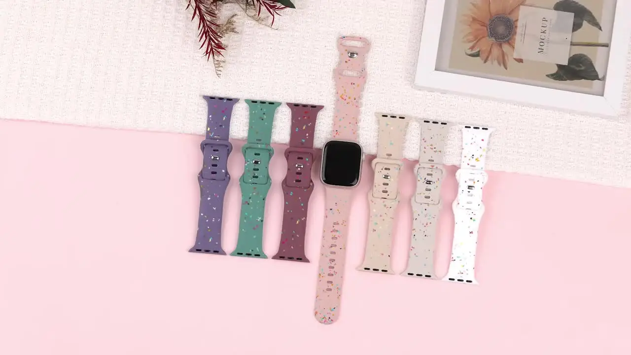 Sport Silicone Loop for Apple watch band 40mm 45mm 44mm 41mm 38mm 49mm Soft bracelet iwatch Series 9 8 7 6 5 3 SE Ultra 2 strap