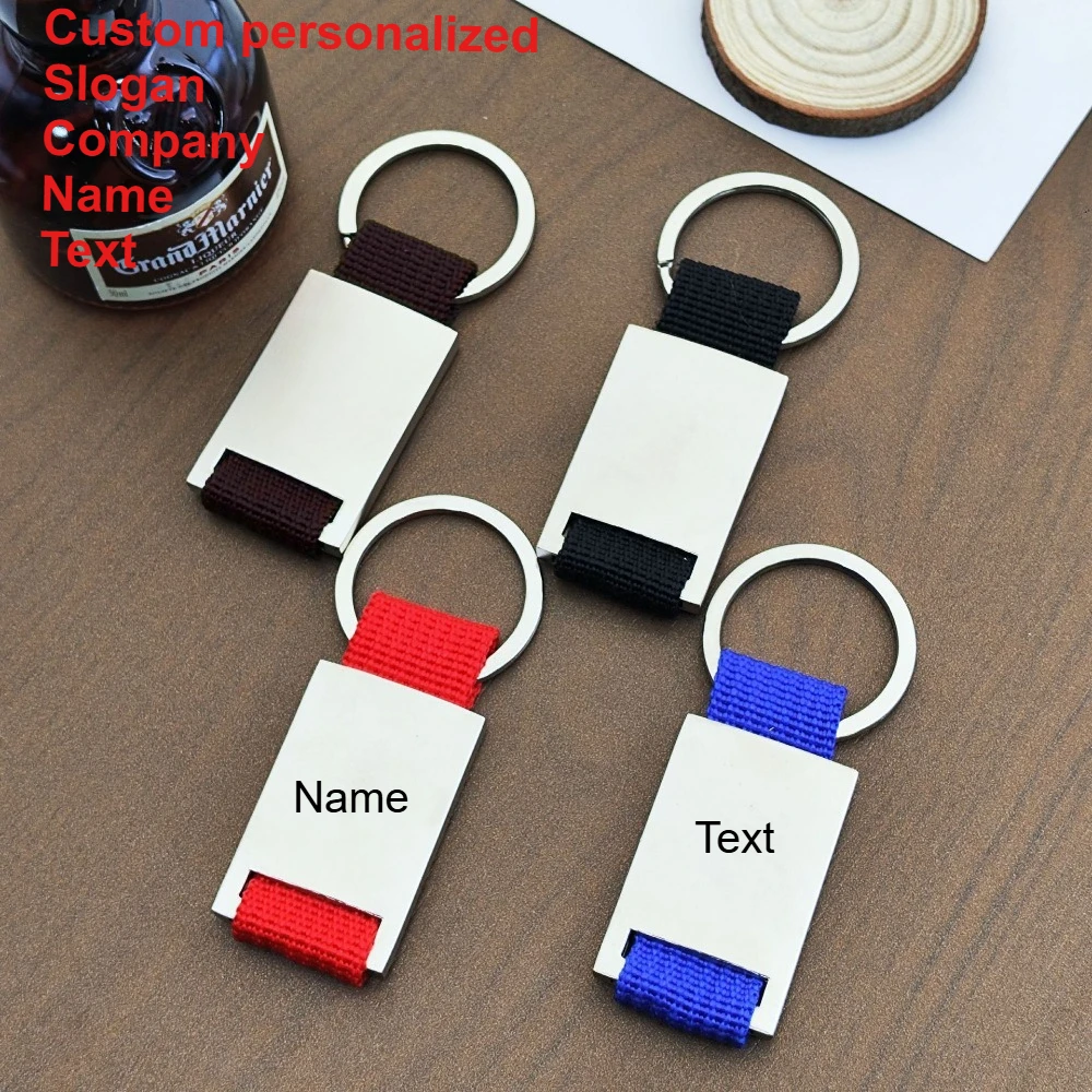 

Cool Customized Woven Metal Bag Keychain Creative Alloy Car Moto Keyring Advertising Promotion Small Gift Accessory Wholesale