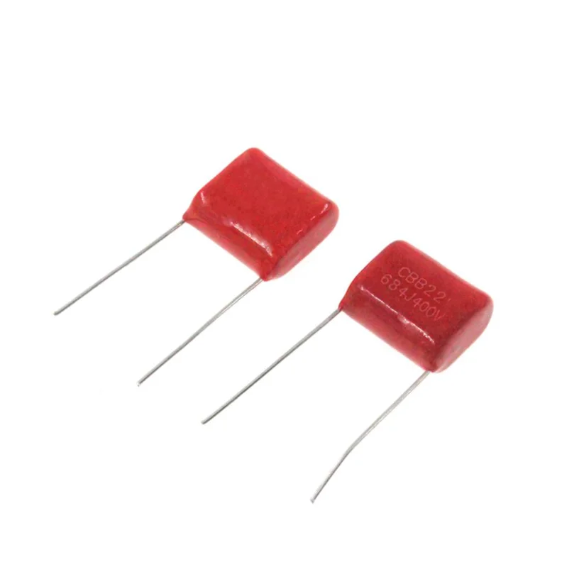 10 sztuk CBB22 680nF 400V 684J400V 400V684J 5% P15 odległość stóp 15mm metalizowany kondensator z folii polipropylenowej