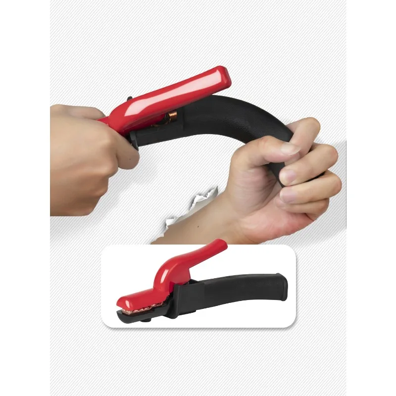 

[Soft handle is not hot] Electric welding pliers Industrial grade electric welding machine welding handle pliers Anti-scalding 8