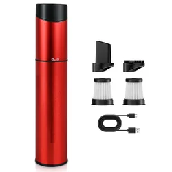 Cordless Laptop Vacuum Cleaner Portable USB Rechargeable Car Vacuum Mini & Cool Model-X(Aluminum Alloy)