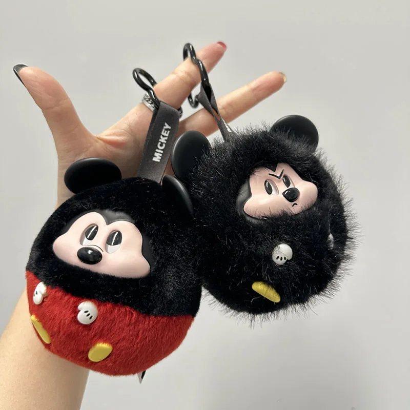 Genuino MINISO Anime Mickey Fun Collision Series caja ciega mochila muñeca colgante adorno de mesa muñecas regalos misterioso perímetro