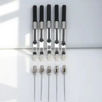 

1Set Professional Ink Fill Assistant for Fountain Pens Strong Material Non Deformable Easy Grip Design Student Pen Ink